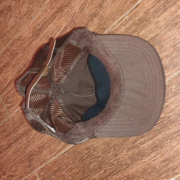 Vintage 90s Tyson Brown Rope Strapback Trucker Hat Baseball Cap Mesh Made In USA - Picture 10 of 11